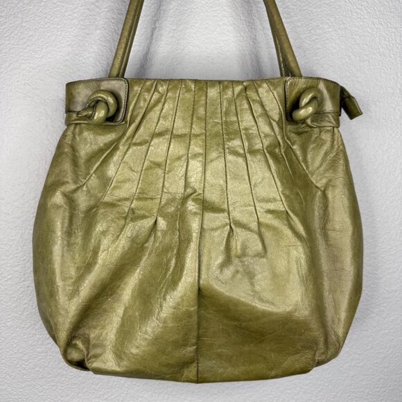 HOBO Green Leather Shoulder Bag - Picture 2 of 8